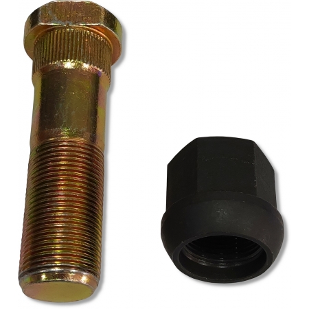 SZPILKA BLIŹNIAKÓW KOŁA PRZYCZEPY 94 mm + NAKRĘTKA HL 6011 8011 M22 ŚRUBA
